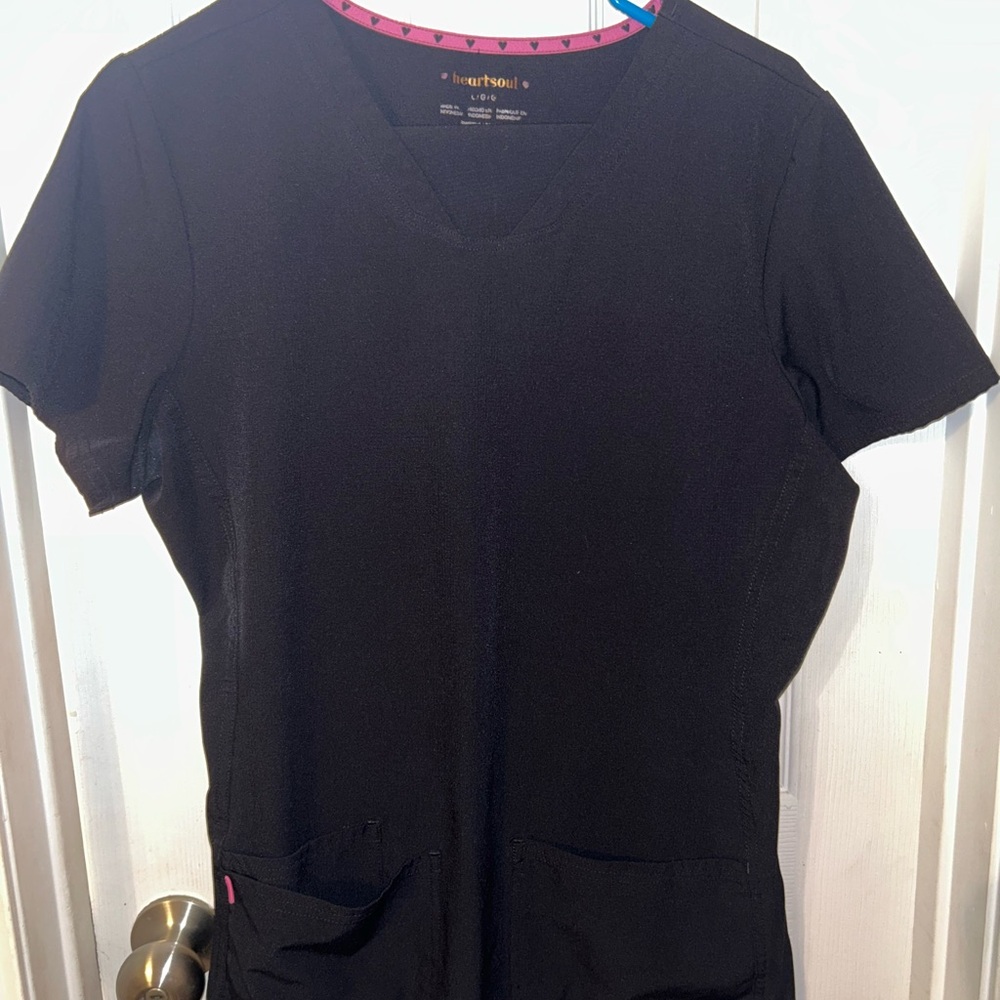 HeartSoul Women's Black scrub set